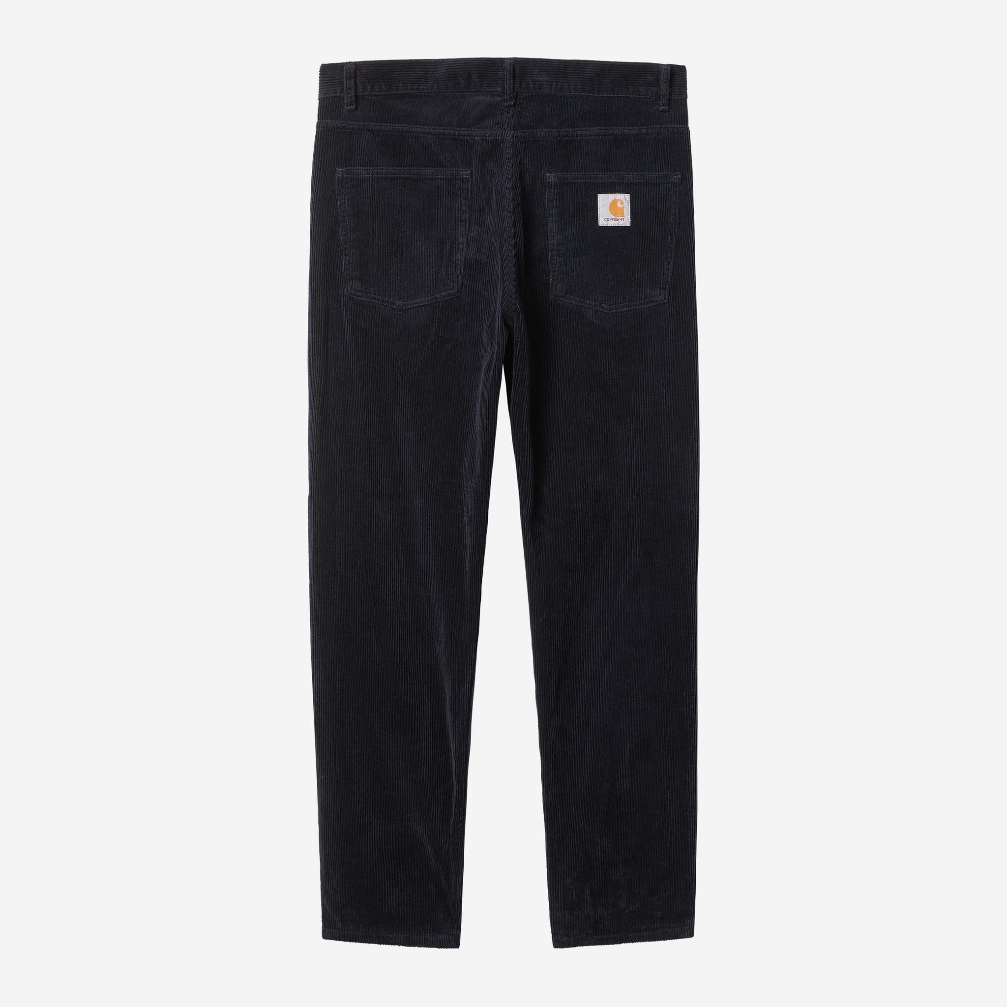 Carhartt WIP Mens Newel Ford Corduroy Pant | Dark Navy Rinsed