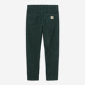 Carhartt WIP Mens Newel Ford Corduroy Pant | Kale Green Rinsed