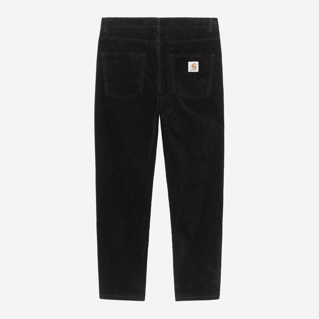 Carhartt WIP Mens Newel Ford Corduroy Pant | Black Rinsed