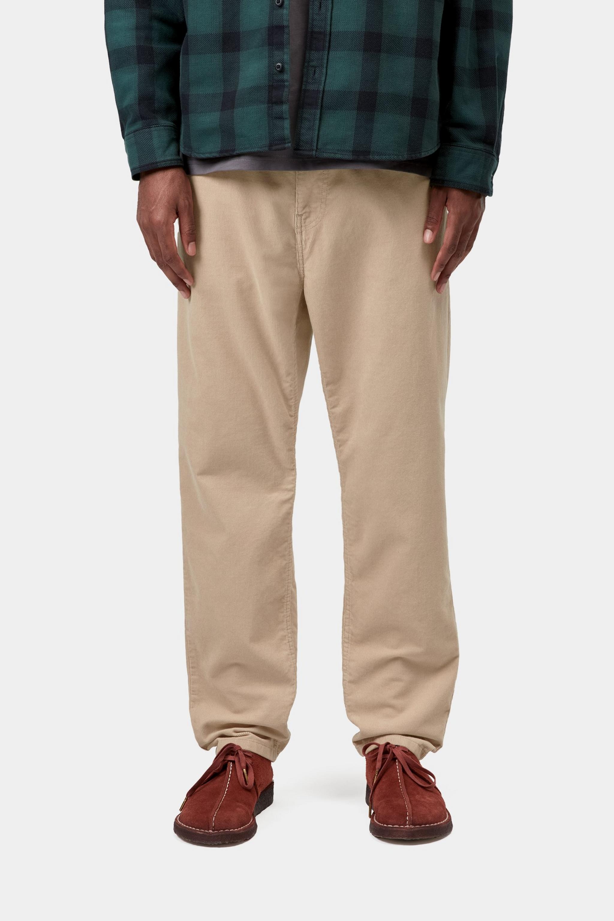 Carhartt WIP Mens Newel Ford Corduroy Pant | Wall Rinsed