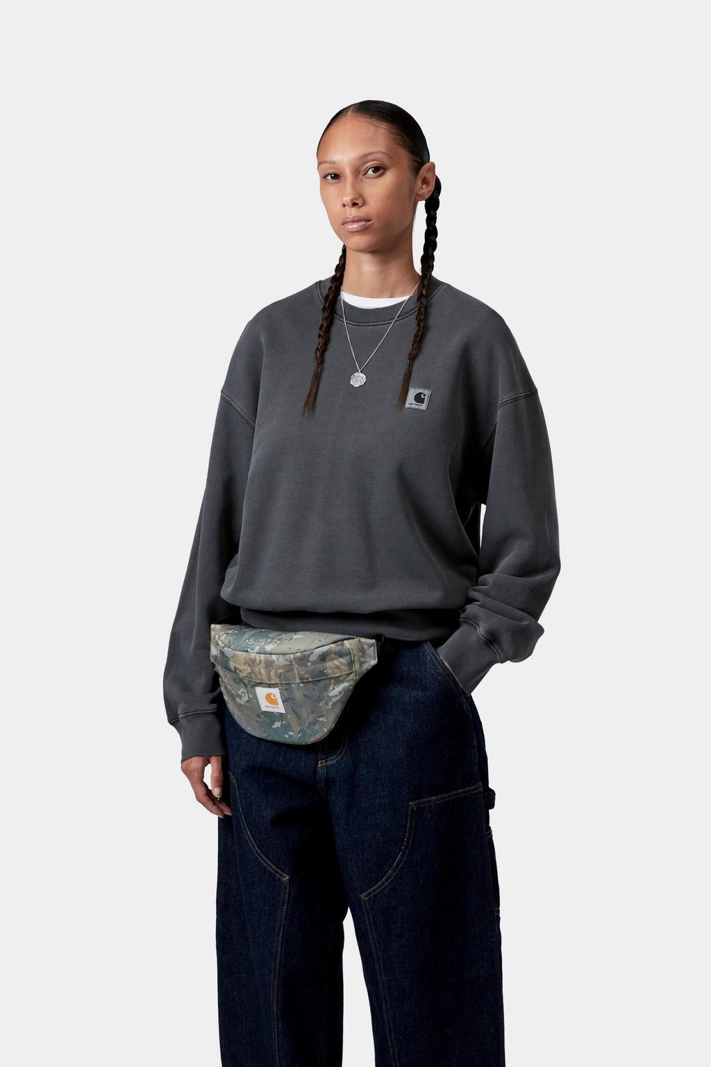 Carhartt WIP Mens Jake Hip Bag | Camo Green