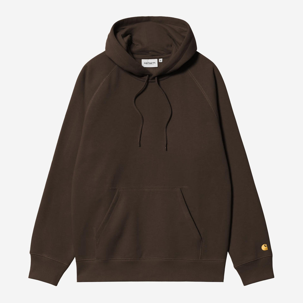 Carhartt WIP Mens Chase Hoodie | Tobacco / Gold