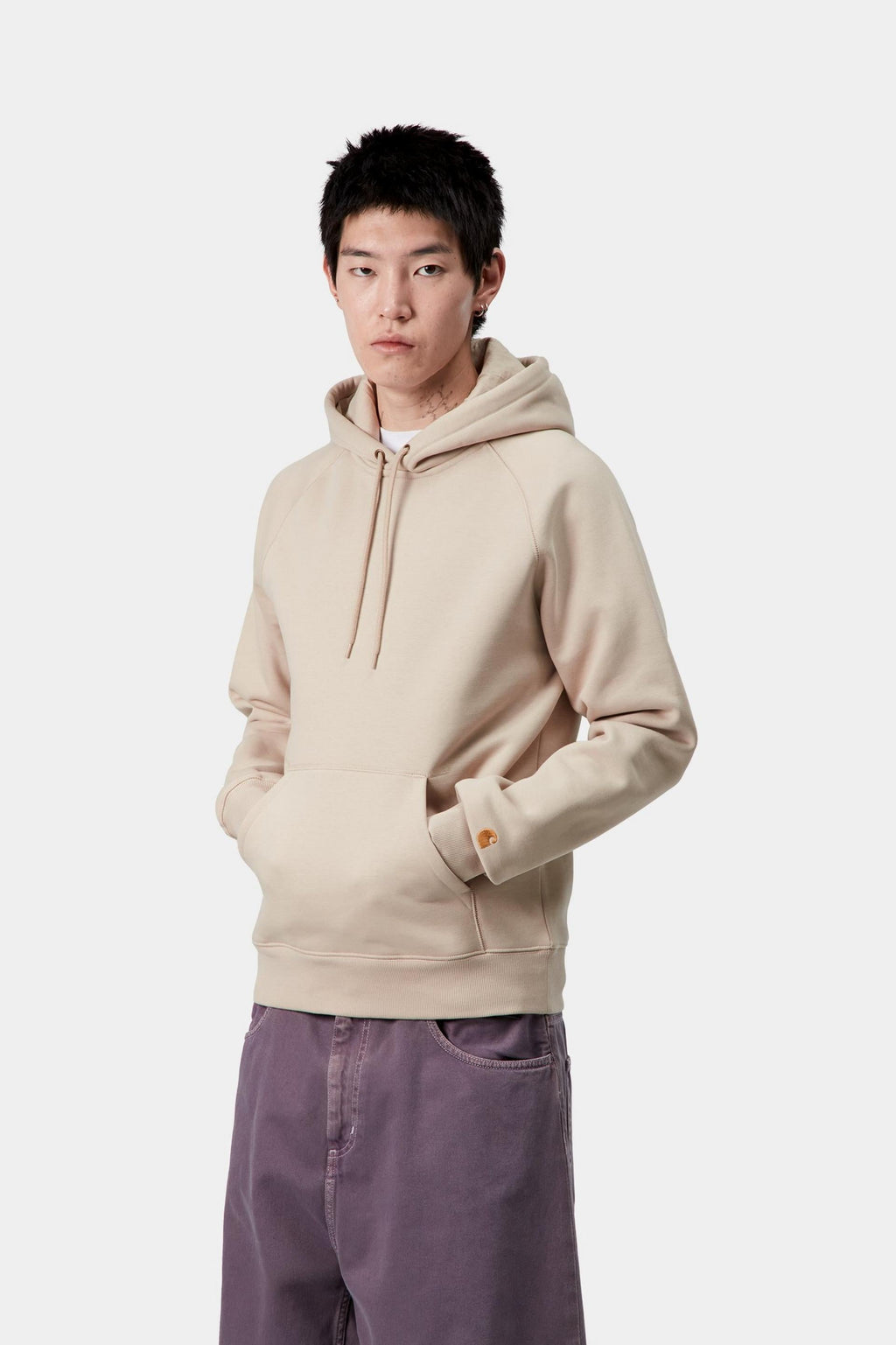 Carhartt WIP Mens Chase Hoodie | Fleur De Sel