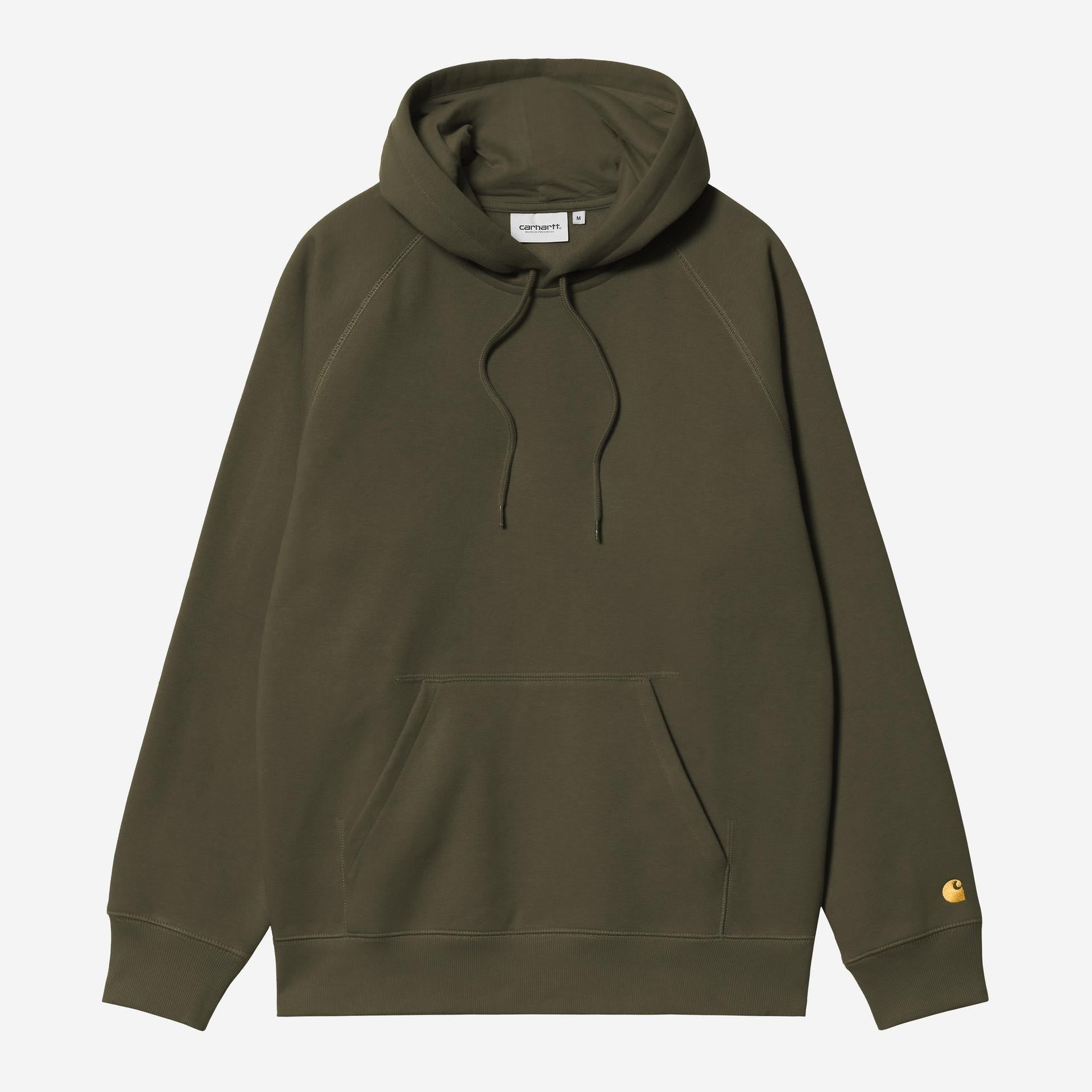 Carhartt WIP Mens Chase Hoodie | Olive