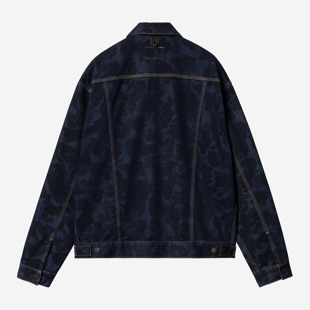 Carhartt WIP Mens Duck Helston Jacket | Blue Stone Washed
