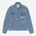 Carhartt WIP Mens Duck Helston Jacket | Blue Bleached