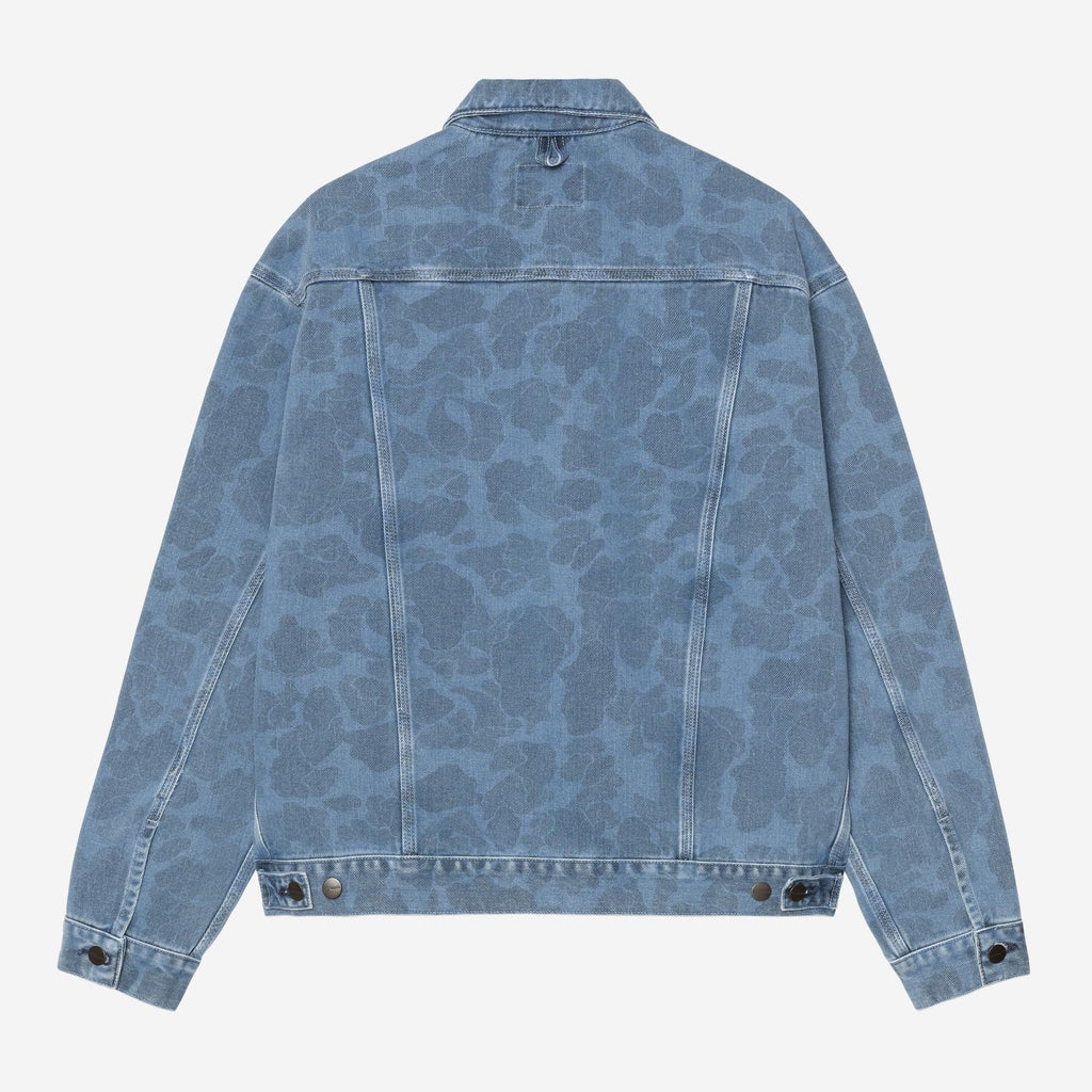 Carhartt WIP Mens Duck Helston Jacket | Blue Bleached