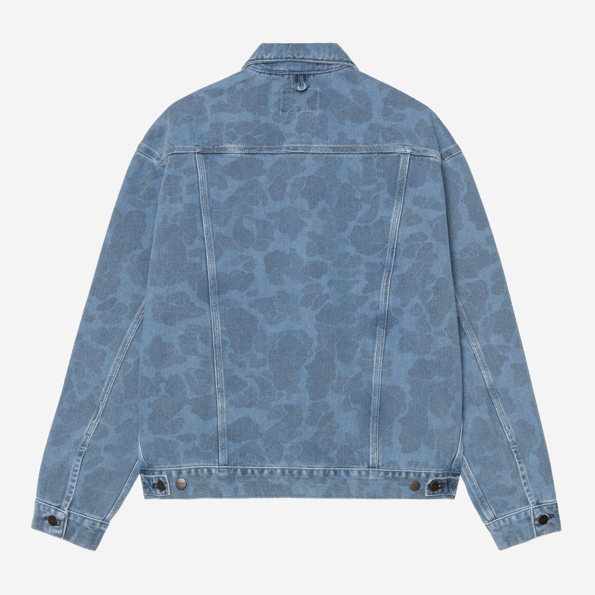 Carhartt WIP Mens Duck Helston Jacket | Blue Bleached