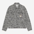 Carhartt WIP Mens Duck Helston Jacket | Black Heavy Bleached