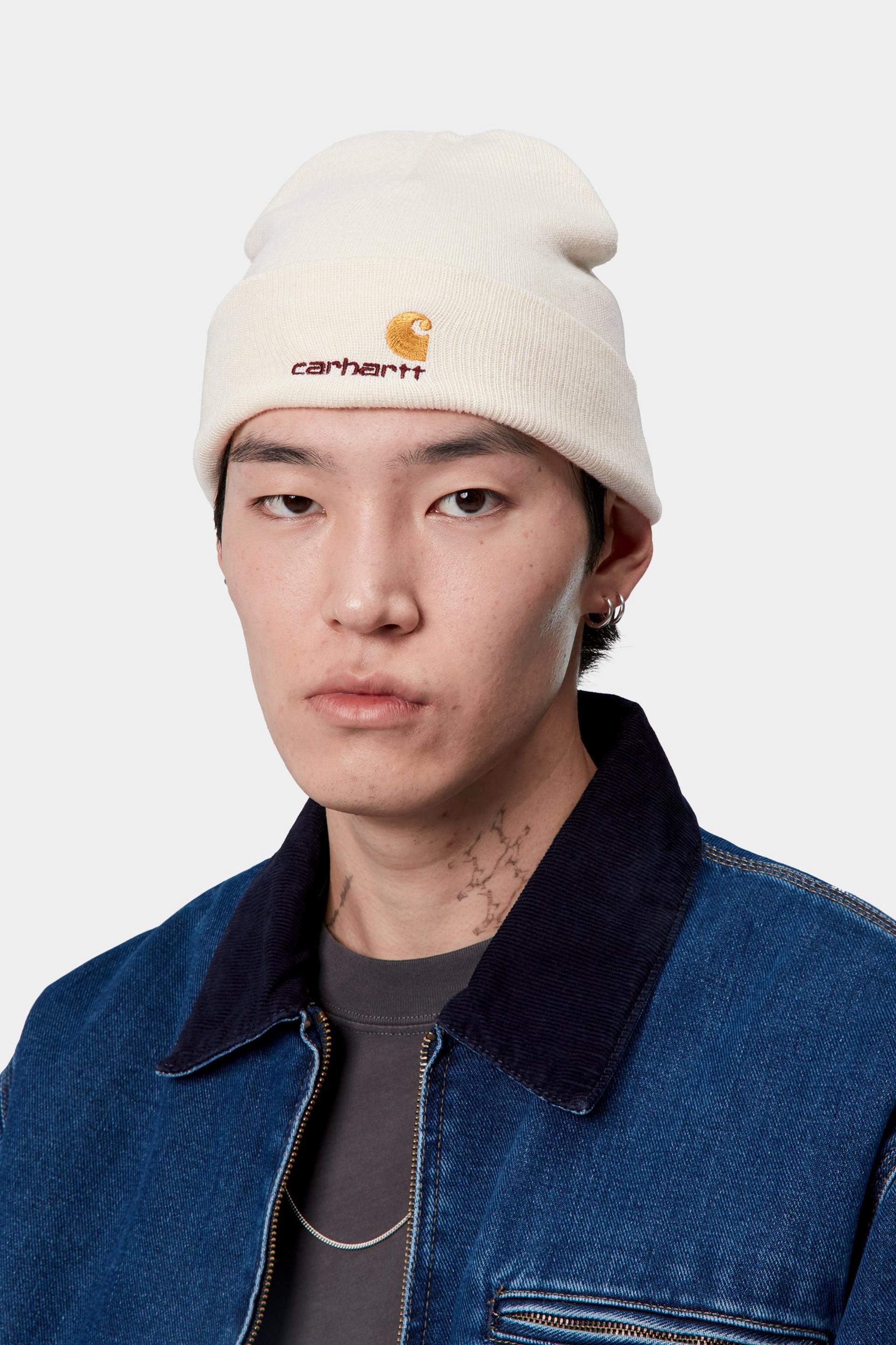 Carhartt WIP Unisex American Script Beanie | Natural