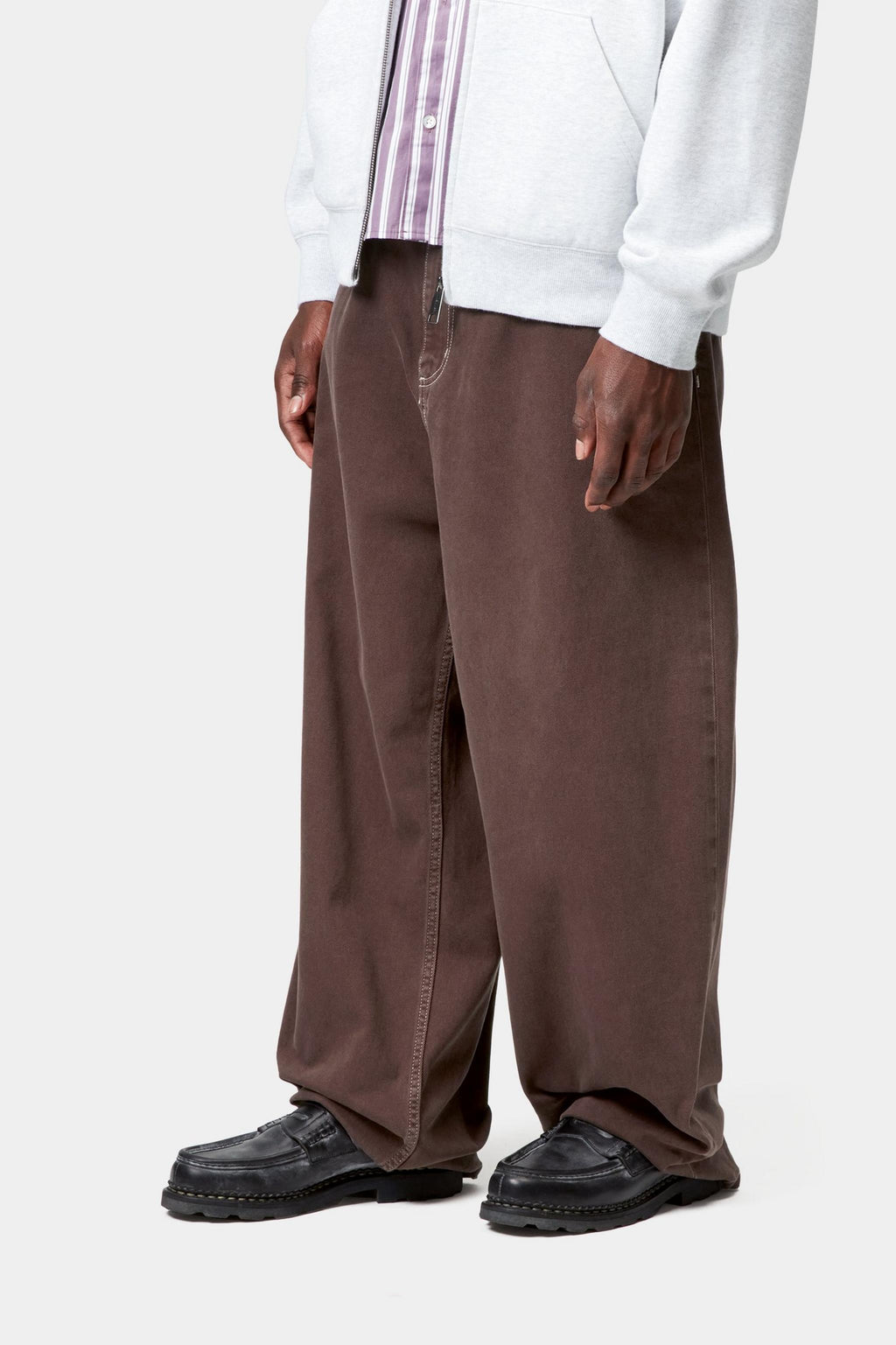 Carhartt WIP Mens Brandon Clark Twill Pant | Palisander Stone Dyed