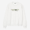 Carhartt WIP Mens Solar Chrome Sweatshirt | Ash Heather