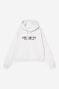 Carhartt WIP Womens Solar Chrome Sweat Hoodie | Ash Heather