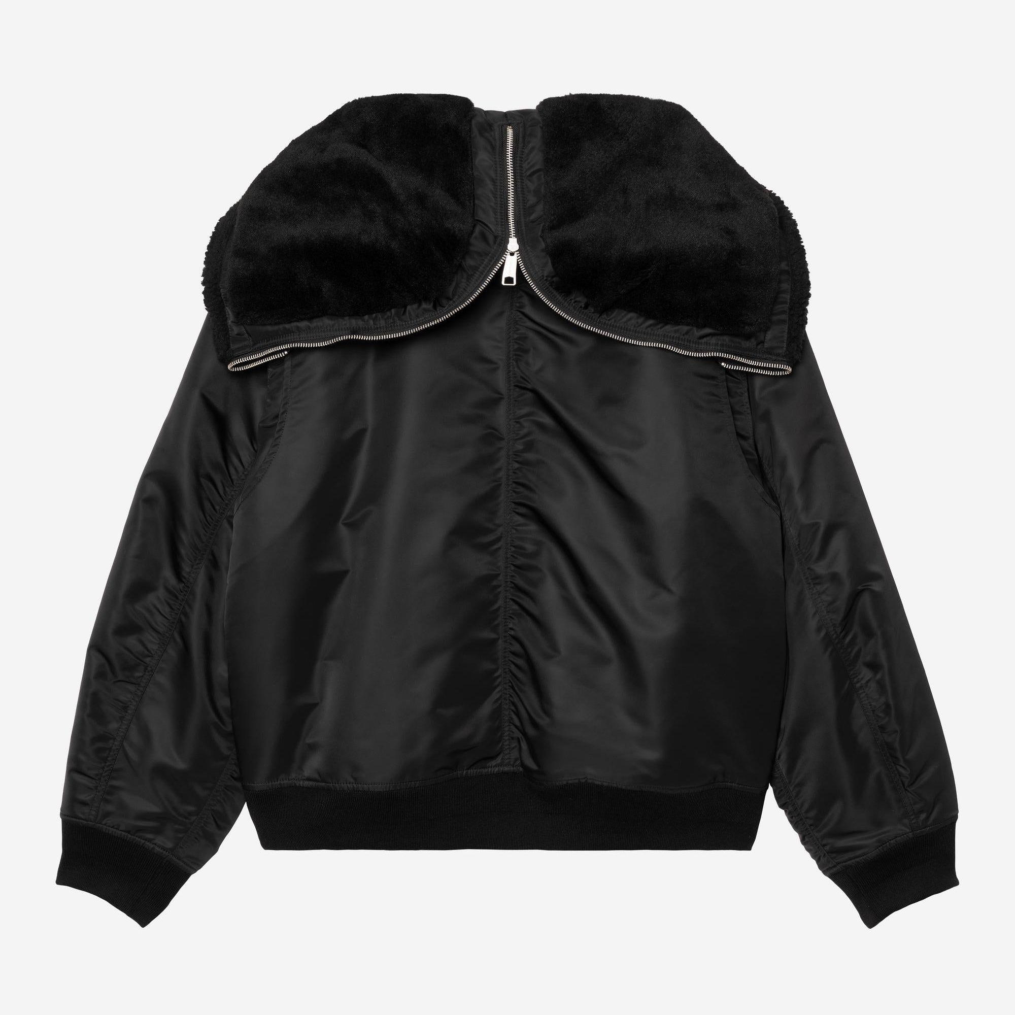 Carhartt WIP Mens Oltera Bomber Hooded Jacket | Black / Black