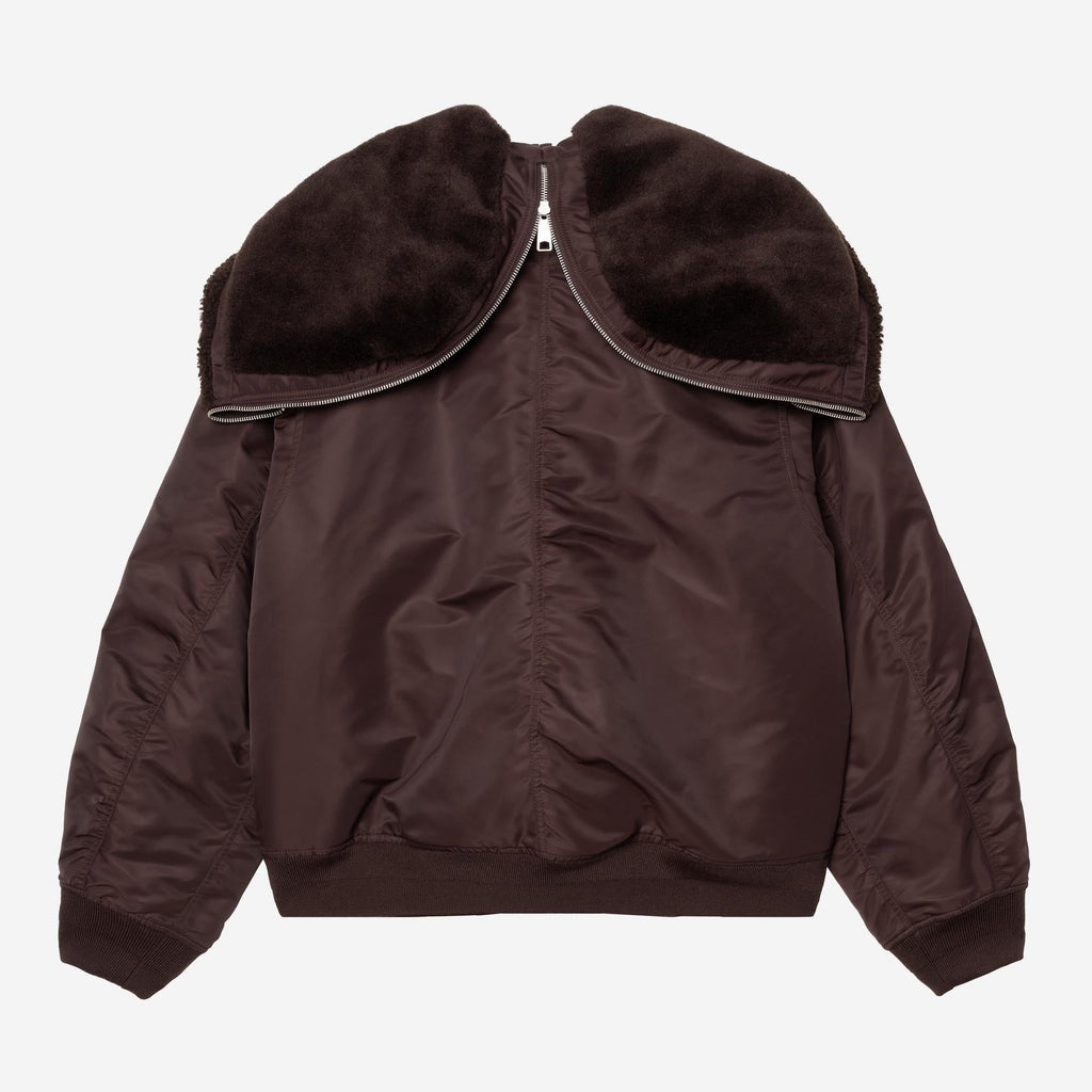 Carhartt WIP Mens Oltera Bomber Hooded Jacket | Palisander / Angelite