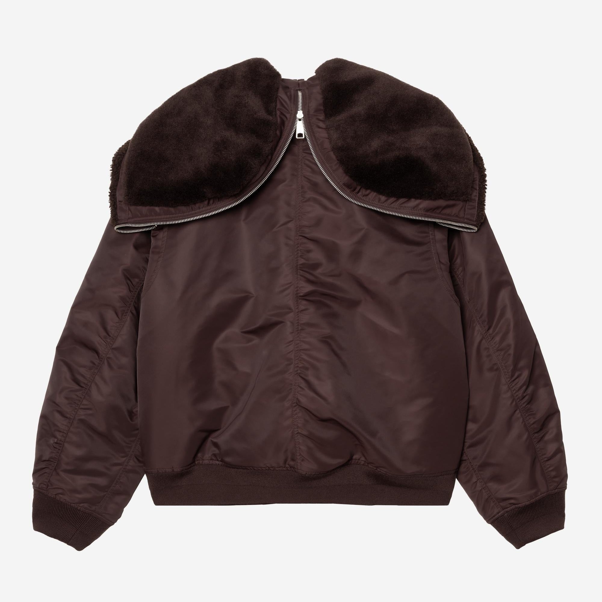 Carhartt WIP Mens Oltera Bomber Hooded Jacket | Palisander / Angelite