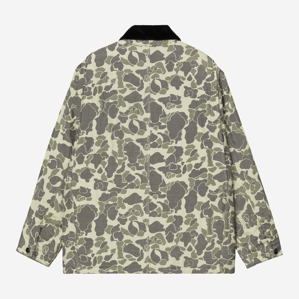 Carhartt WIP Mens Tapestry Chore Coat Jacket | Camo Duck Green