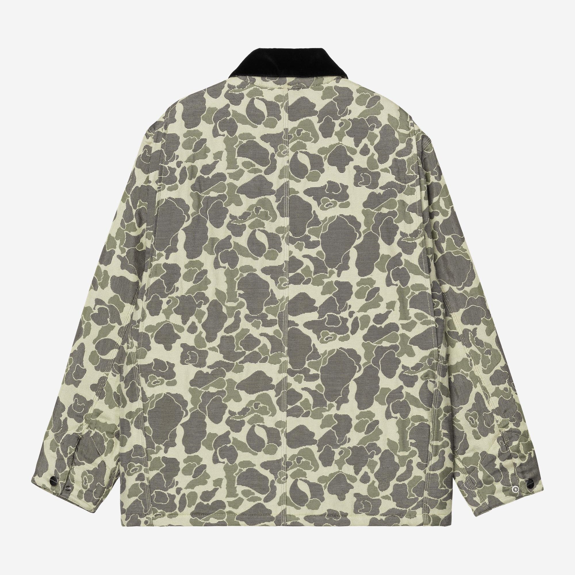 Carhartt WIP Mens Tapestry Chore Coat Jacket | Camo Duck Green
