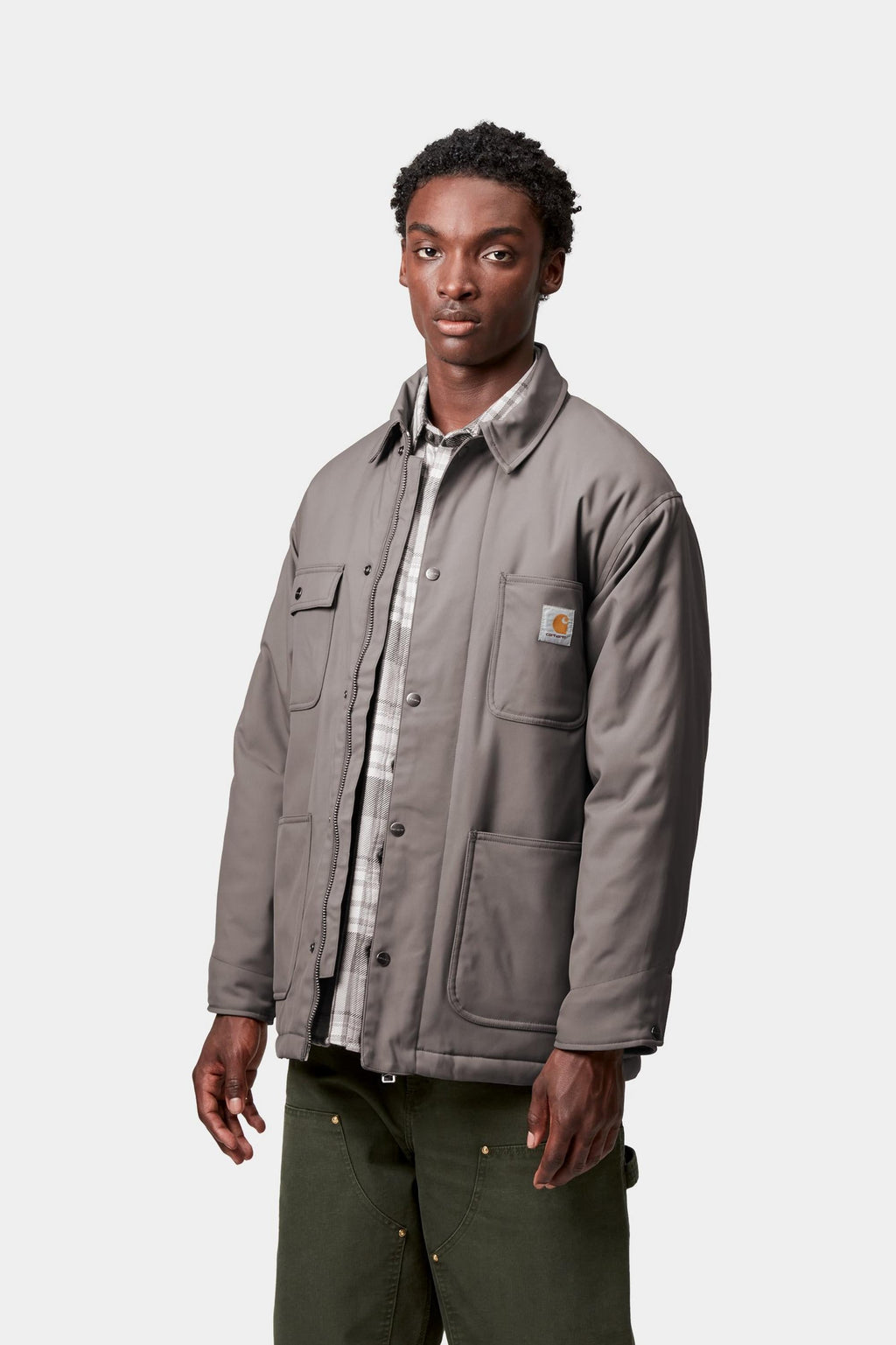 Carhartt WIP Mens Leroy Chore Coat Jacket | Porphyry