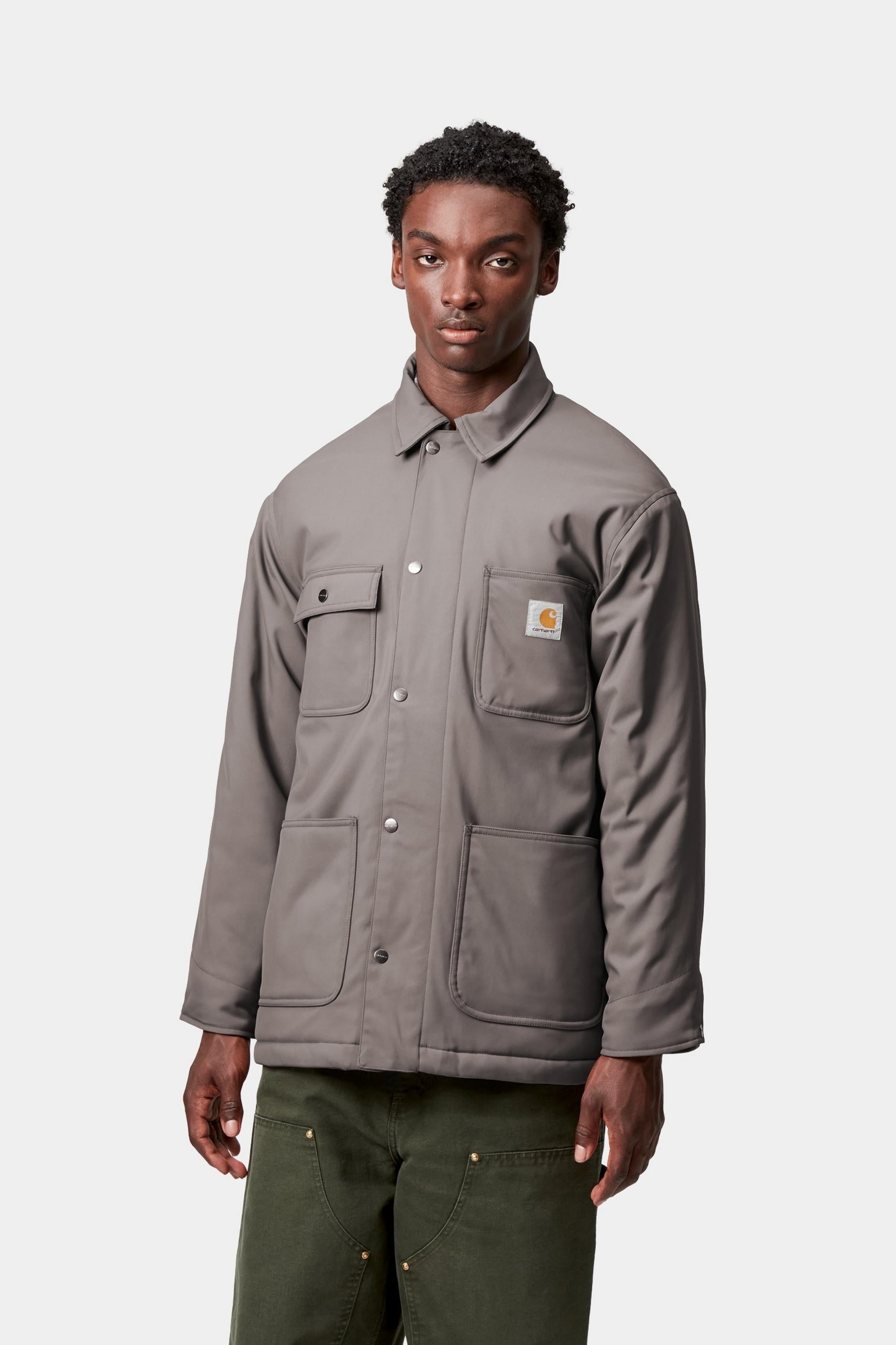 Carhartt WIP Mens Leroy Chore Coat Jacket | Porphyry