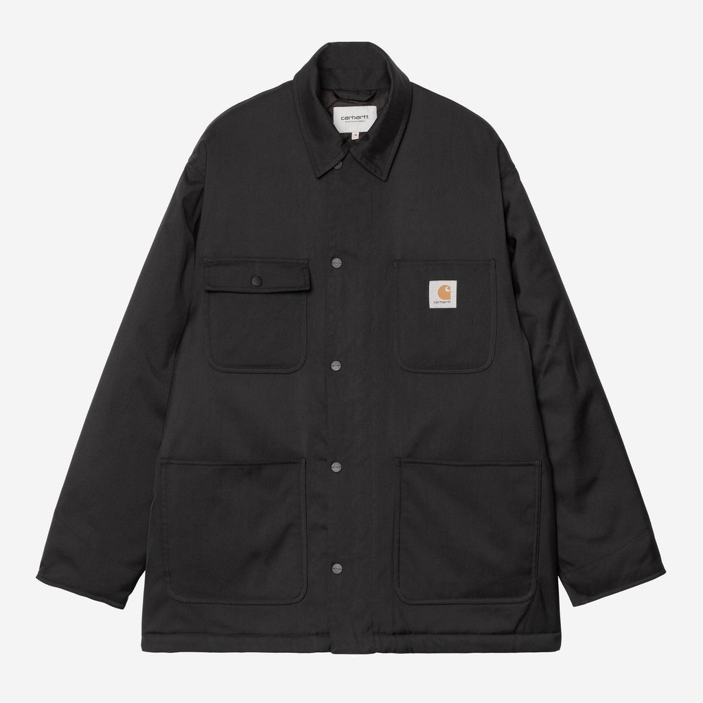 Carhartt WIP Mens Leroy Chore Coat Jacket | Black