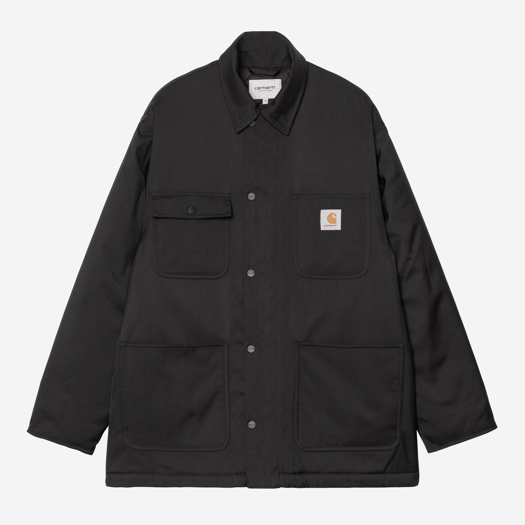 Carhartt WIP Mens Leroy Chore Coat Jacket | Black