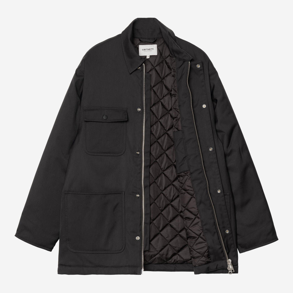 Carhartt WIP Mens Leroy Chore Coat Jacket | Black