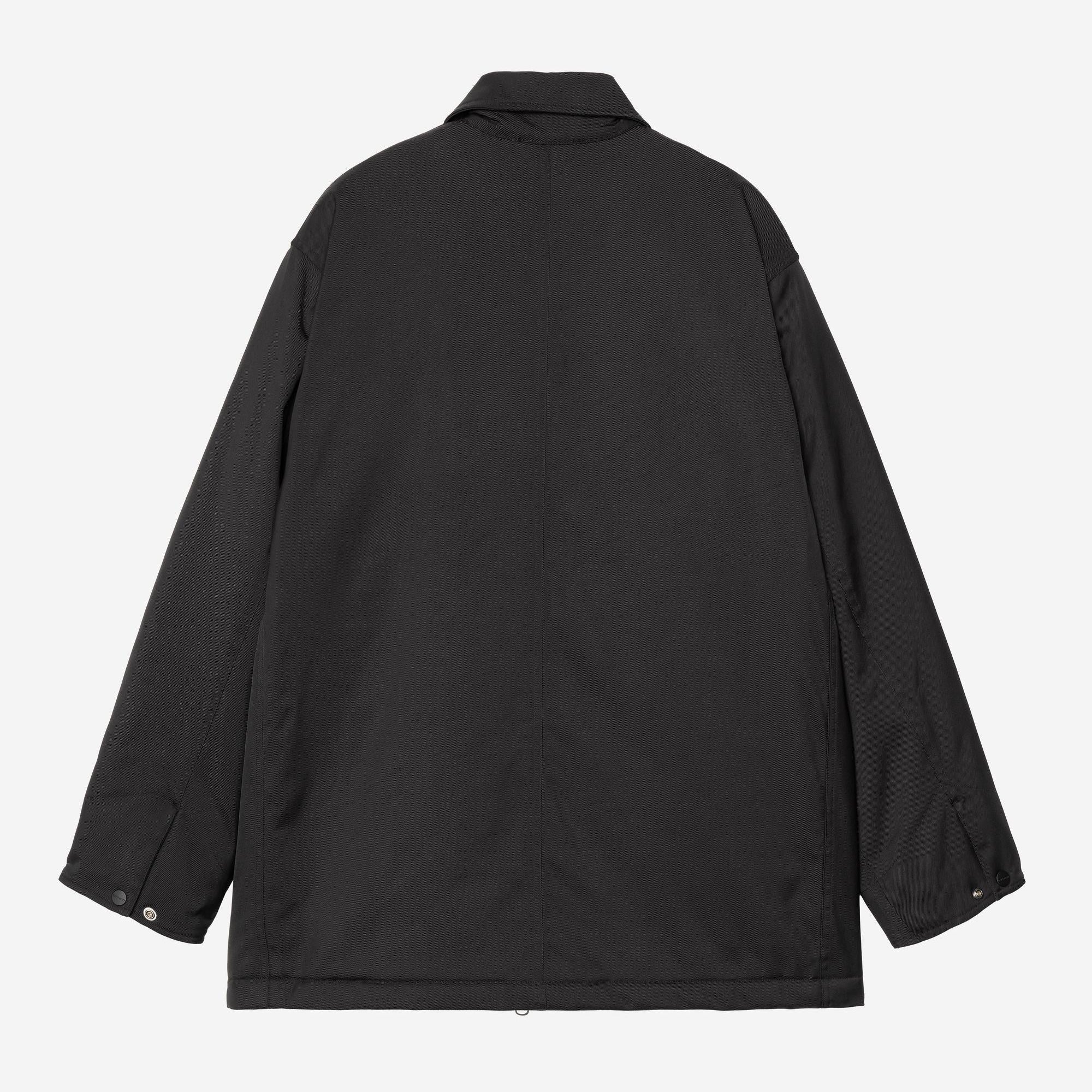 Carhartt WIP Mens Leroy Chore Coat Jacket | Black
