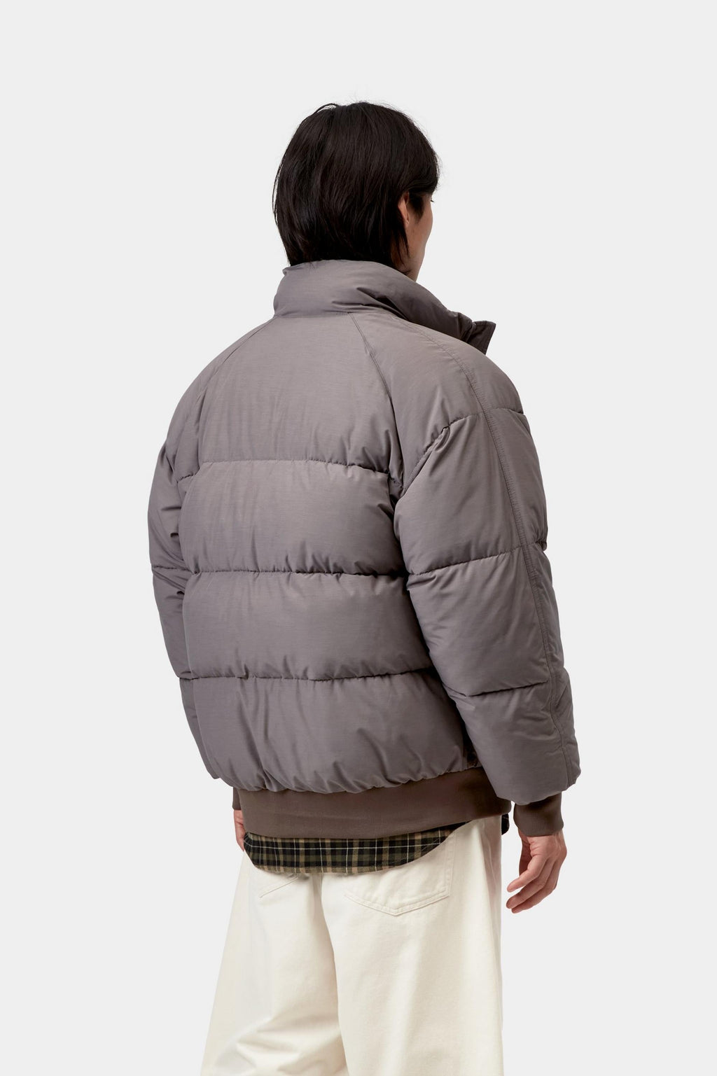Carhartt WIP Mens Nebraska Jacket | Porphyry / White