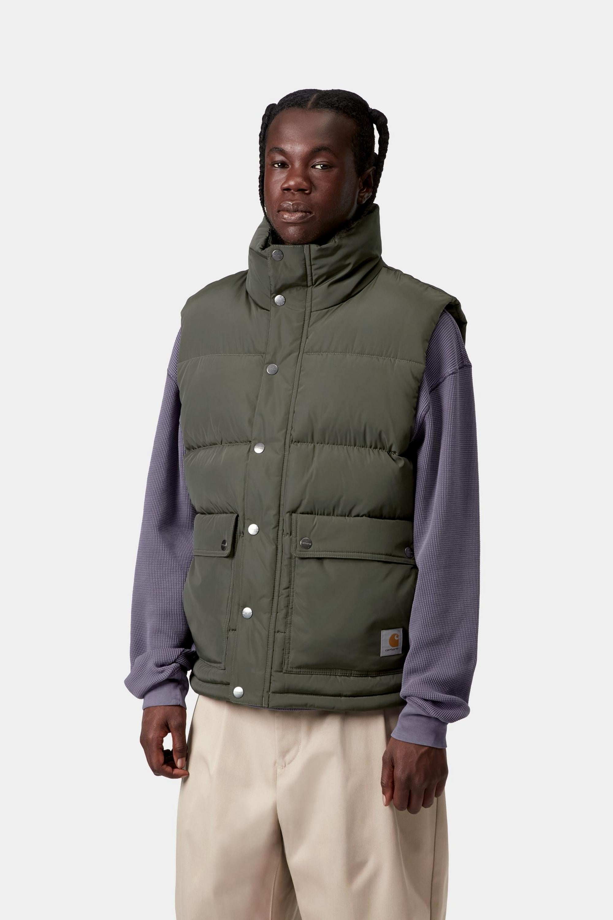 Carhartt WIP Mens Brent Vest | Opuntia
