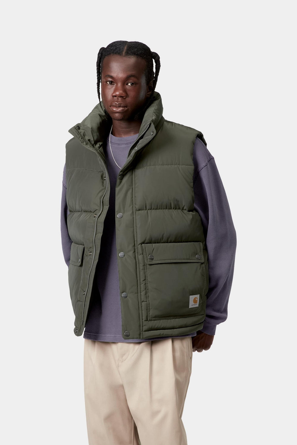 Carhartt WIP Mens Brent Vest | Opuntia