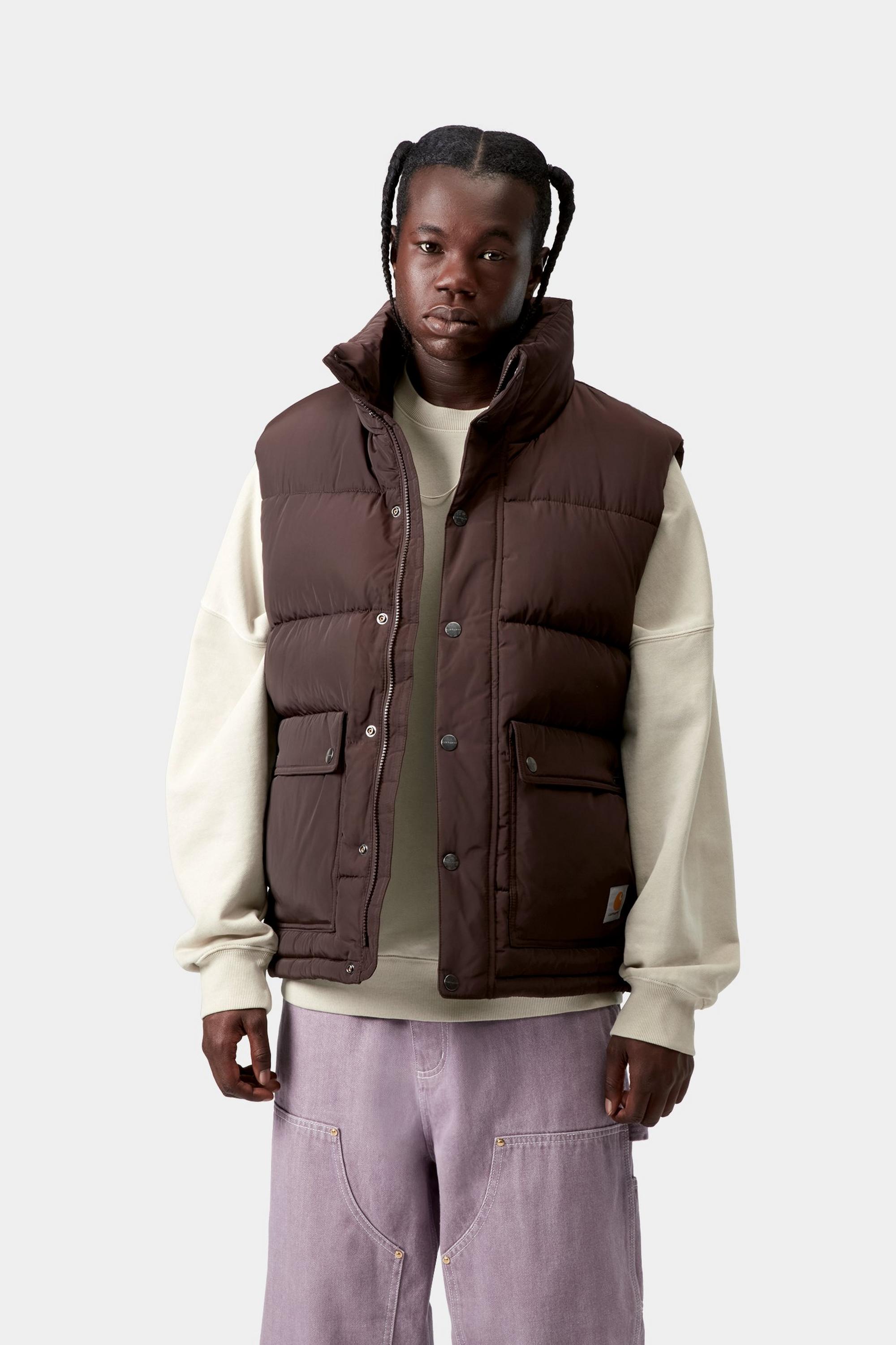 Carhartt WIP Mens Brent Vest | Palisander