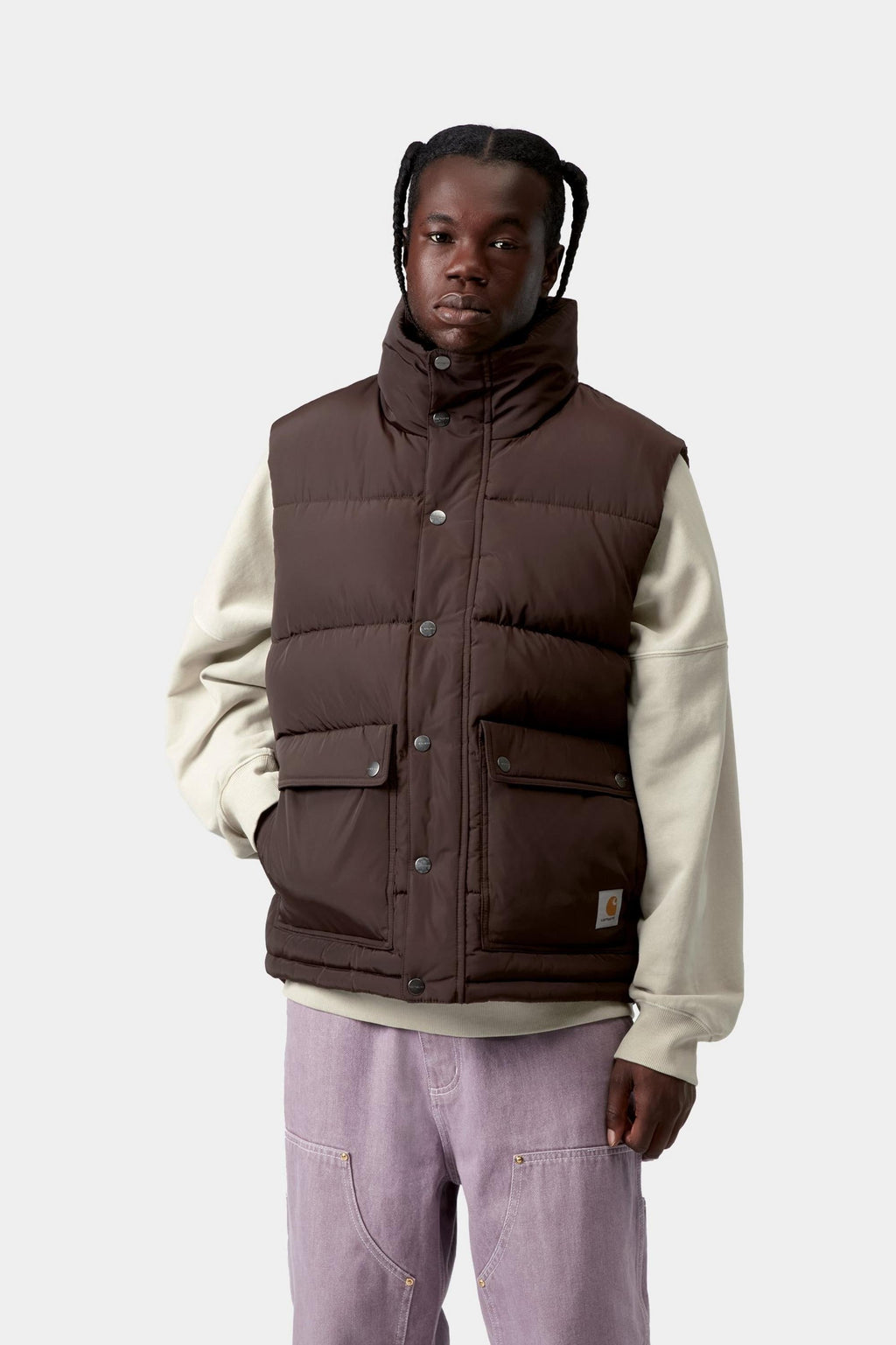 Carhartt WIP Mens Brent Vest | Palisander