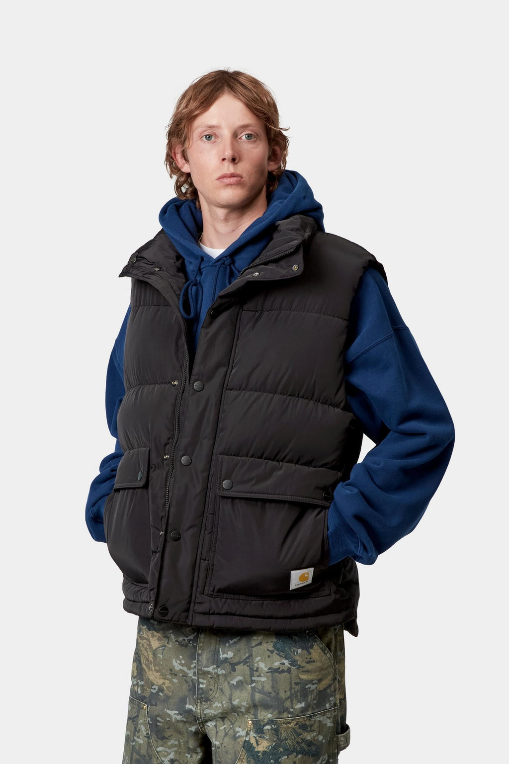 Carhartt WIP Mens Brent Vest | Black