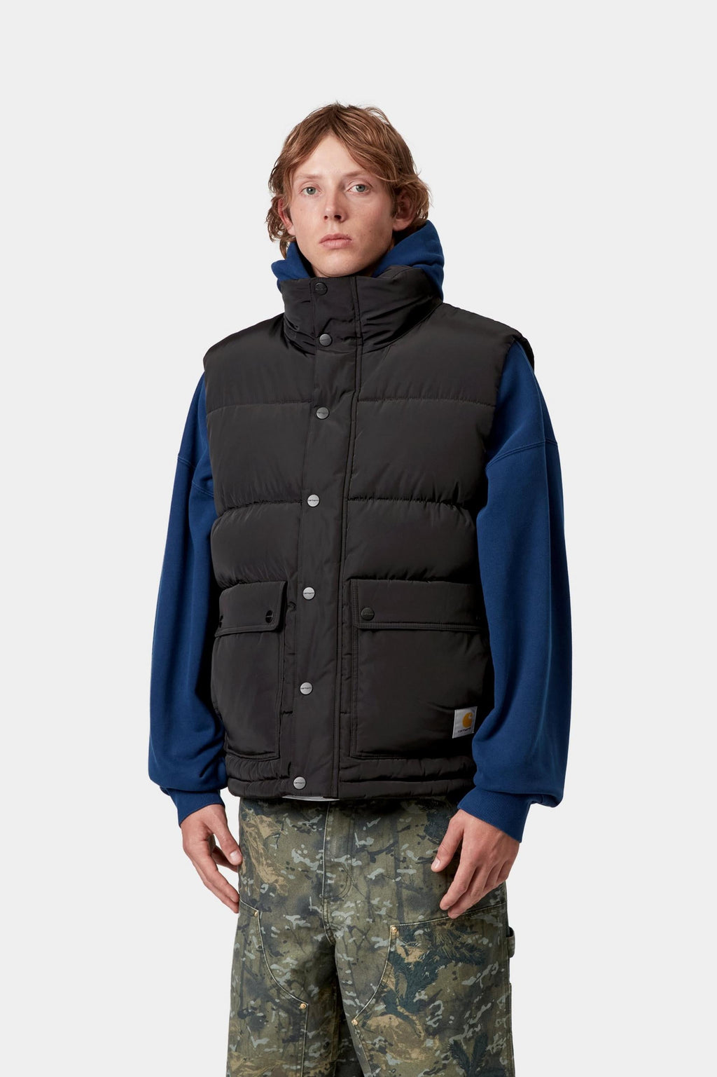 Carhartt WIP Mens Brent Vest | Black