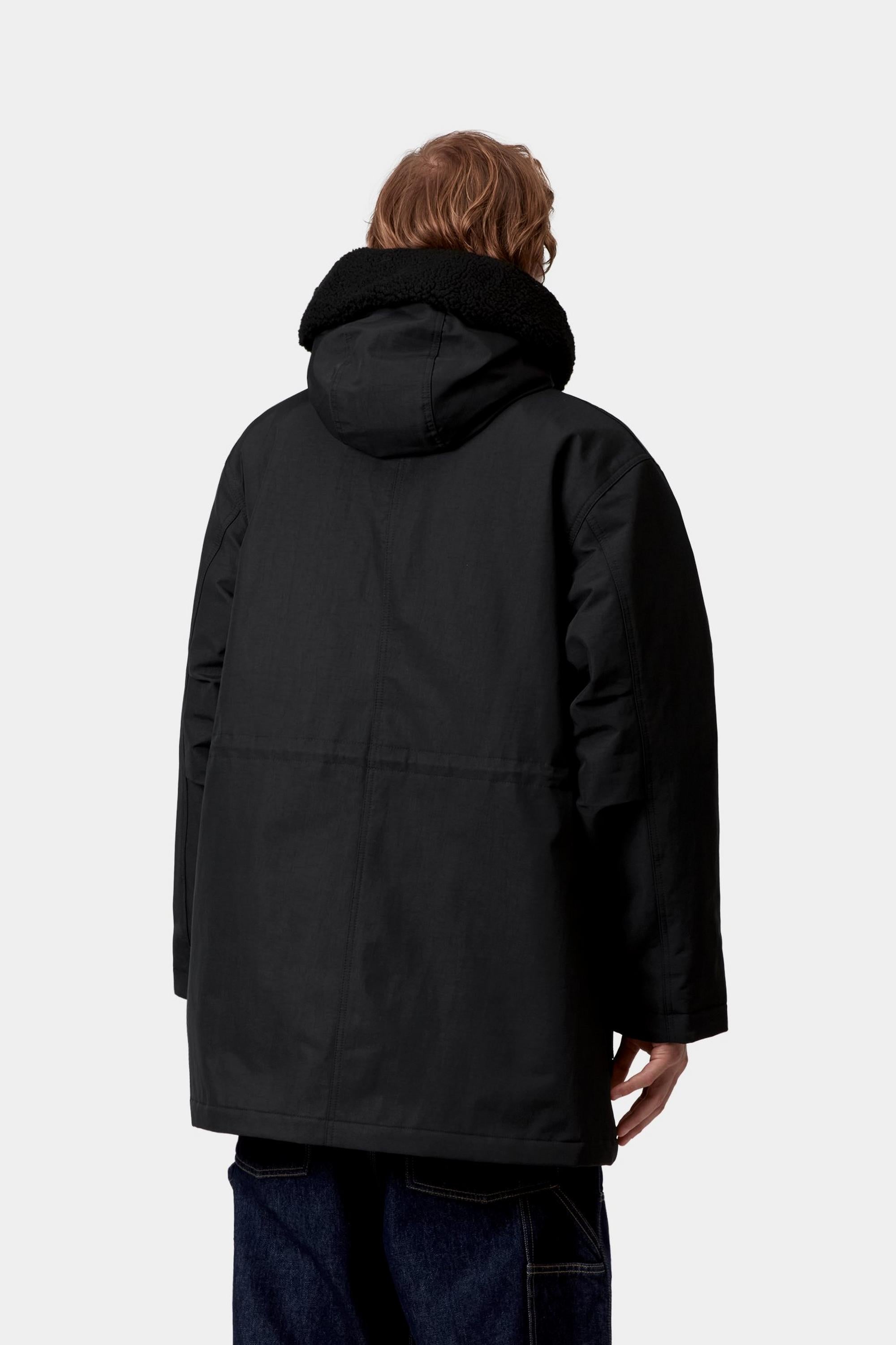 Carhartt WIP Mens Siberian Parka Jacket | Black