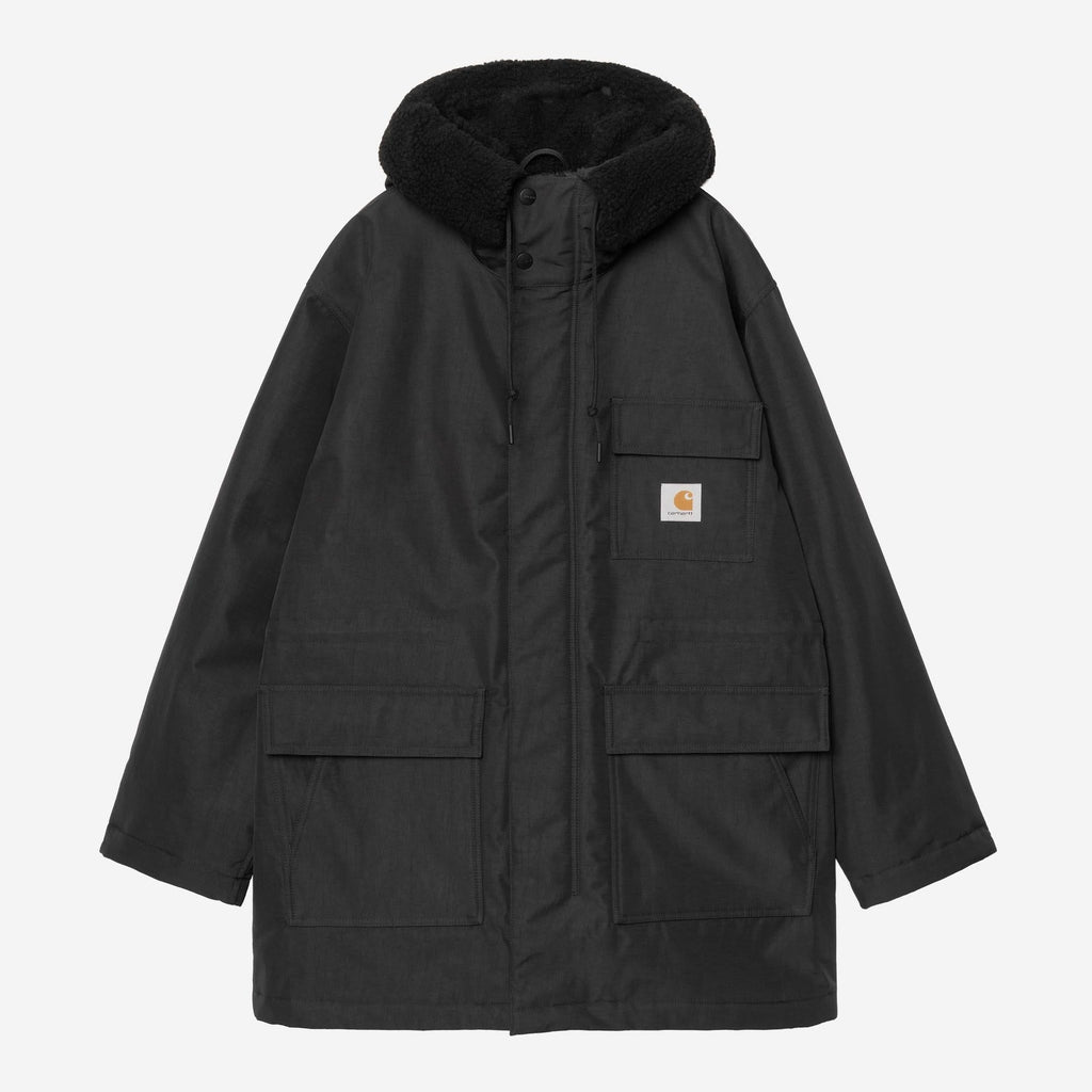 Carhartt WIP Mens Siberian Parka Jacket | Black