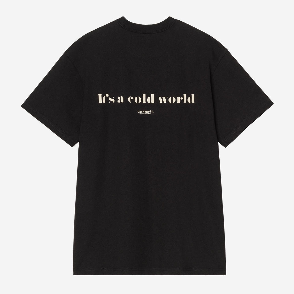Carhartt WIP Mens Cold World T-Shirt | Black