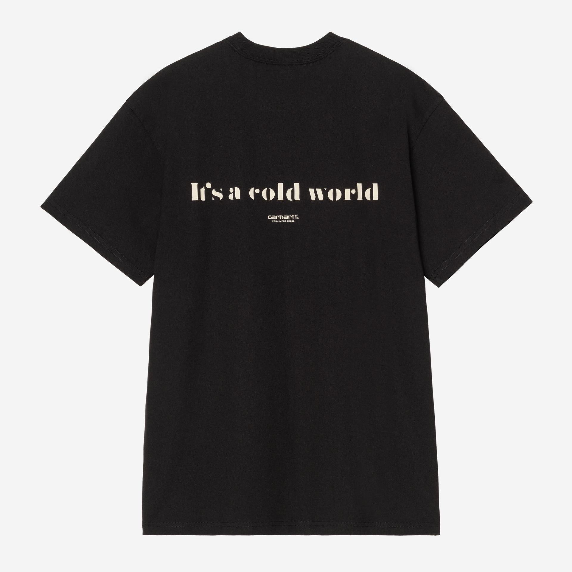Carhartt WIP Mens Cold World T-Shirt | Black