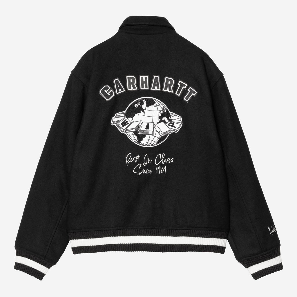 Carhartt WIP Mens World Class Varsity Jacket | Black