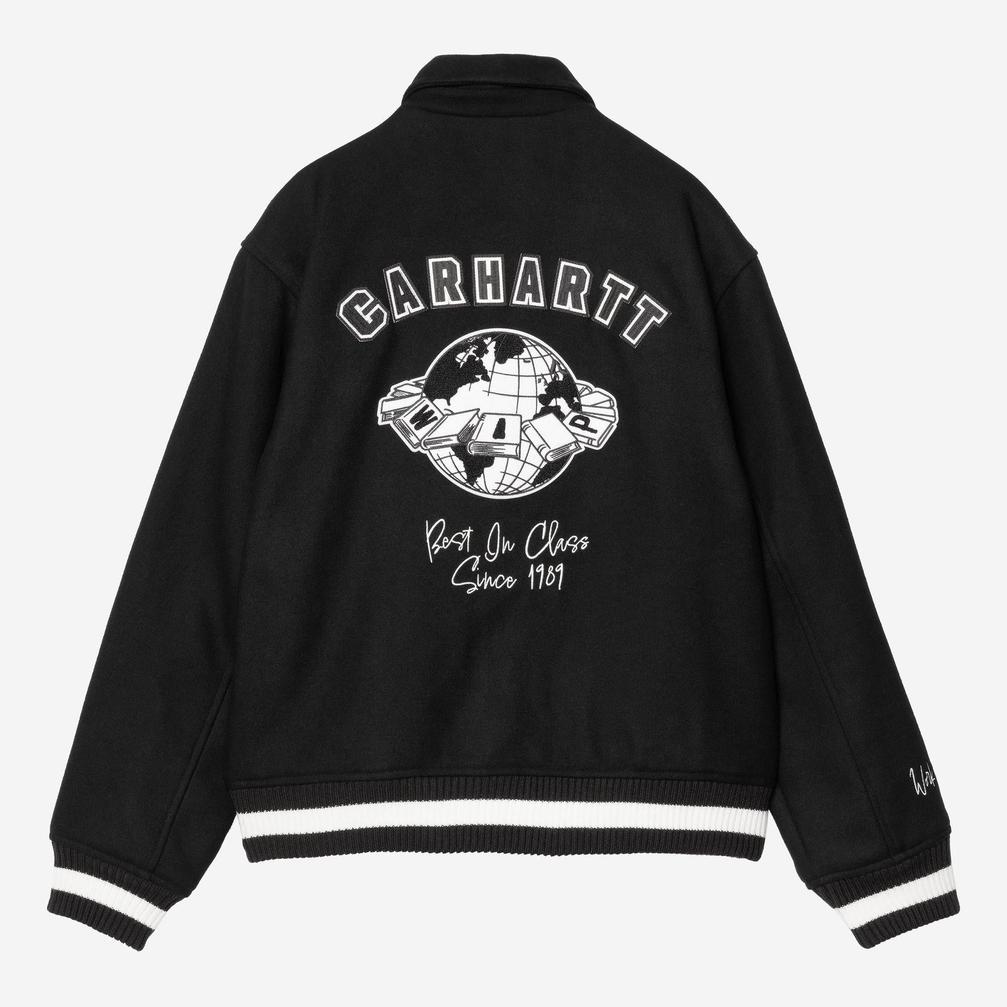 Carhartt WIP Mens World Class Varsity Jacket | Black