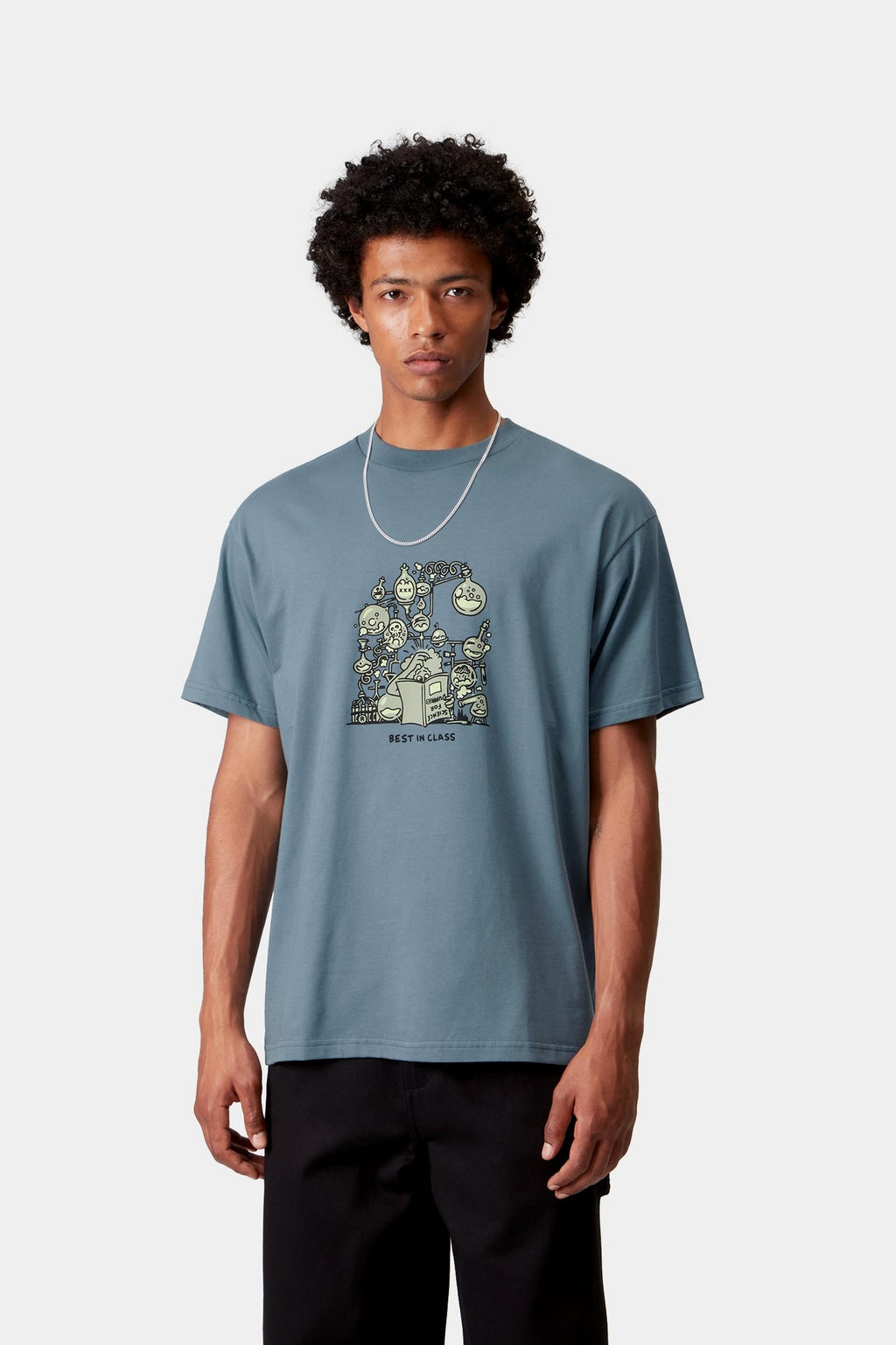 Carhartt WIP Mens Beaker T-Shirt | Angelite