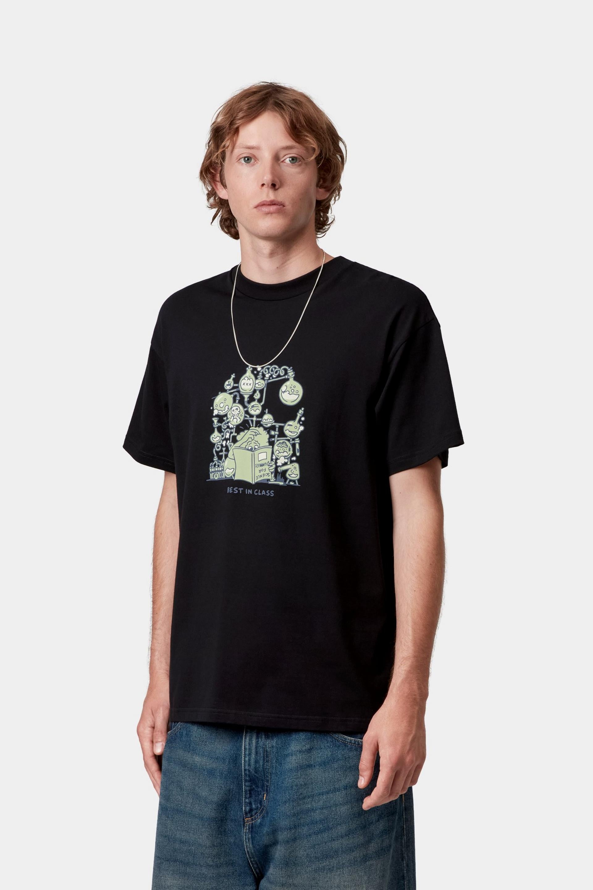 Carhartt WIP Mens Beaker T-Shirt | Black