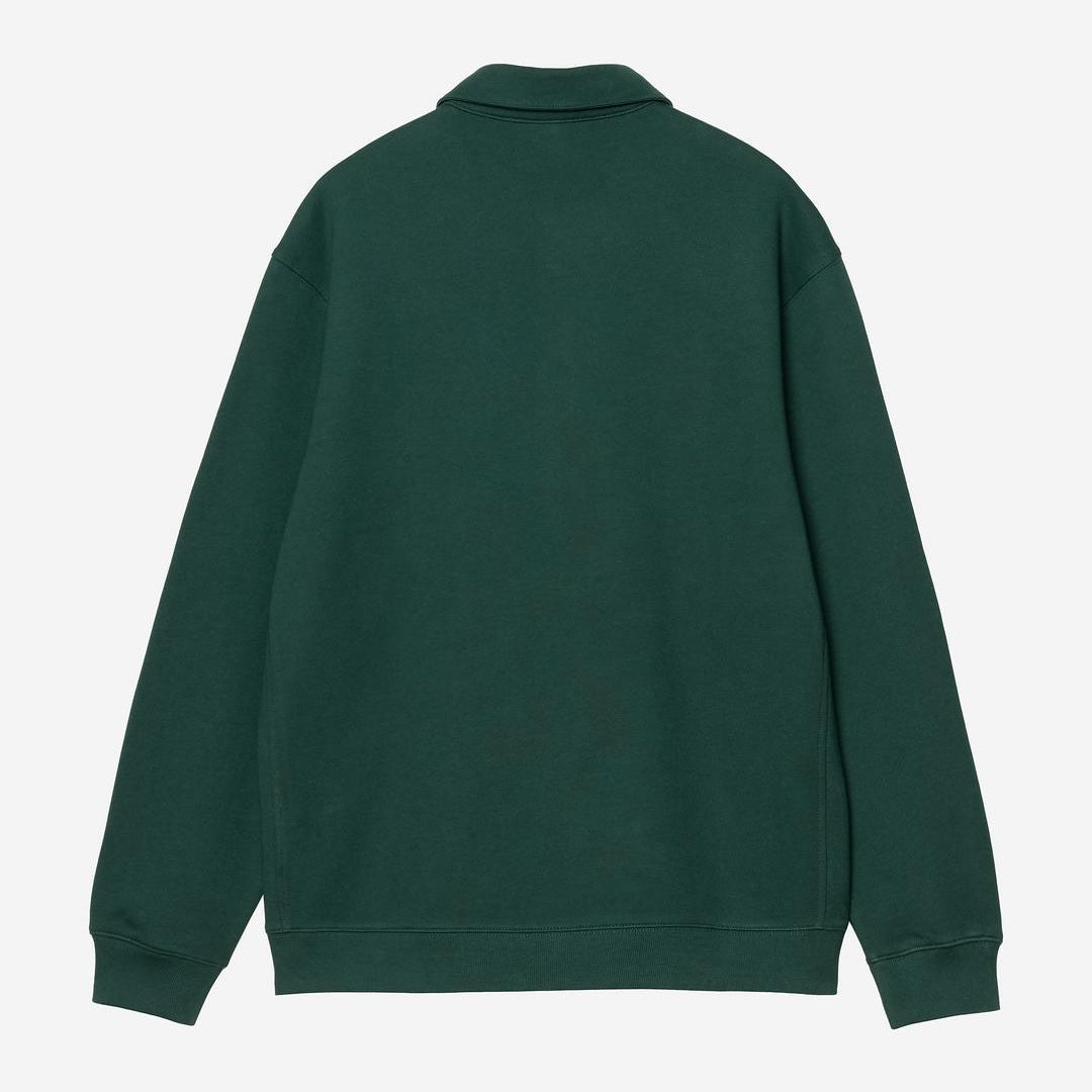 Carhartt WIP Mens Polo Sweatshirt | Dark Fir