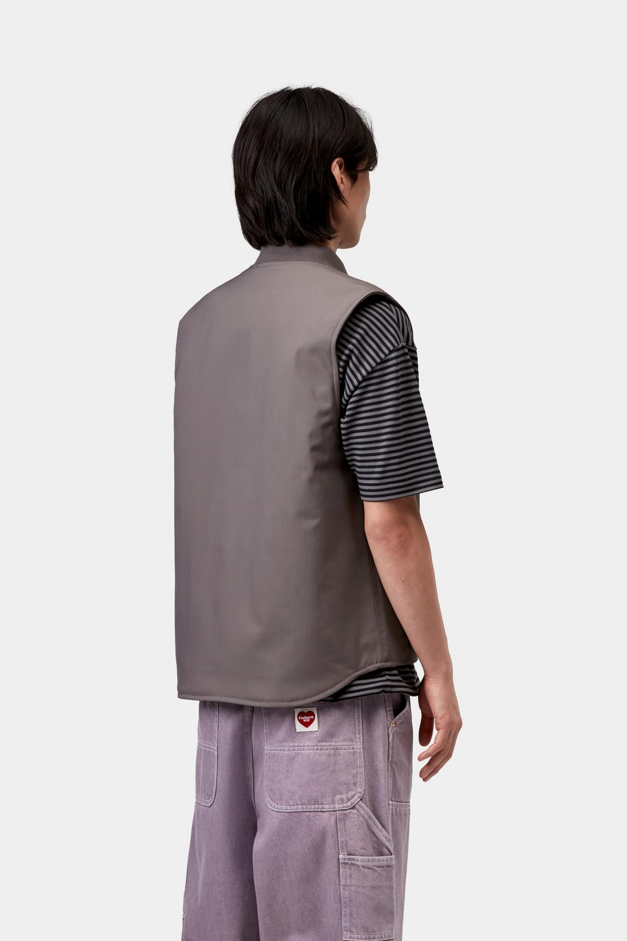 Carhartt WIP Mens Leroy Vest | Porphyry