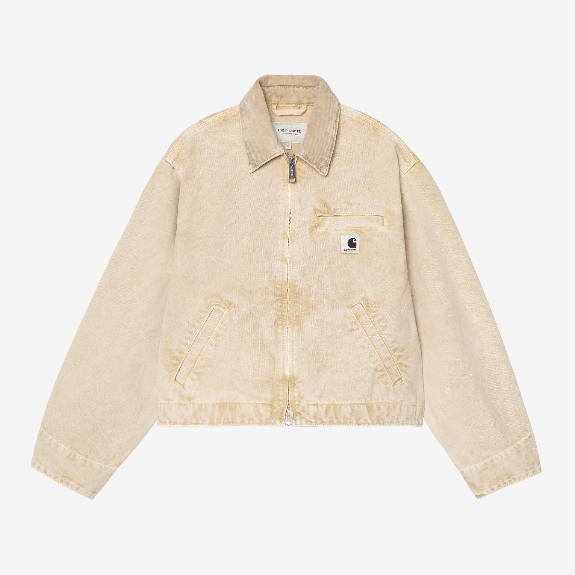 Carhartt WIP Womens Emery Jacket | Dusty Hamilton Brown Chalk Wash