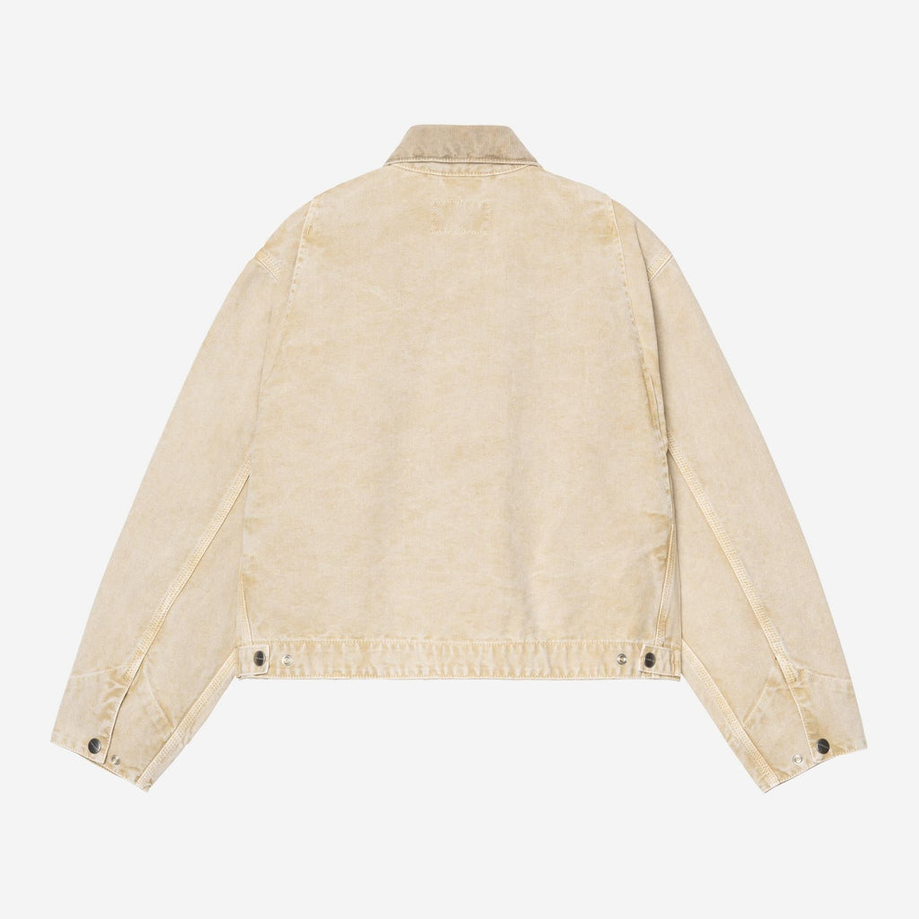 Carhartt WIP Womens Emery Jacket | Dusty Hamilton Brown Chalk Wash