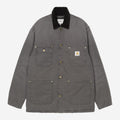 Carhartt WIP Mens OG Chore Coat Jacket | Graphite / Black Stone Canvas