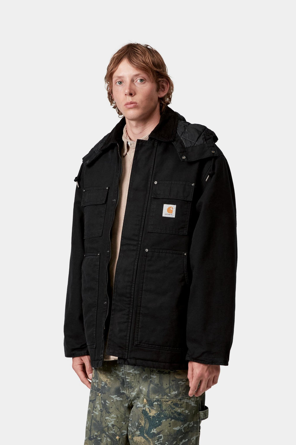 Carhartt WIP Mens Ambel Coat Jacket | Black