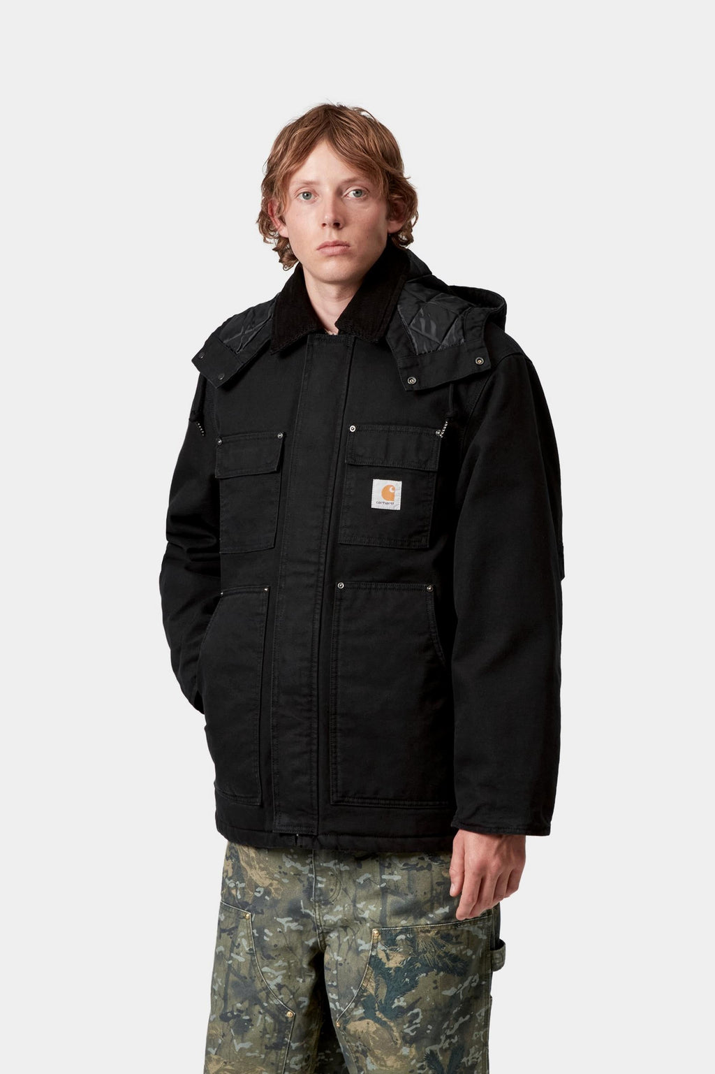Carhartt WIP Mens Ambel Coat Jacket | Black